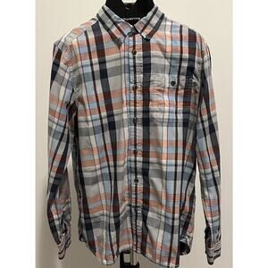 The North Face Men’s Shirt Size L Multicolor Plaid Outdoor Hiking Long Sleeve